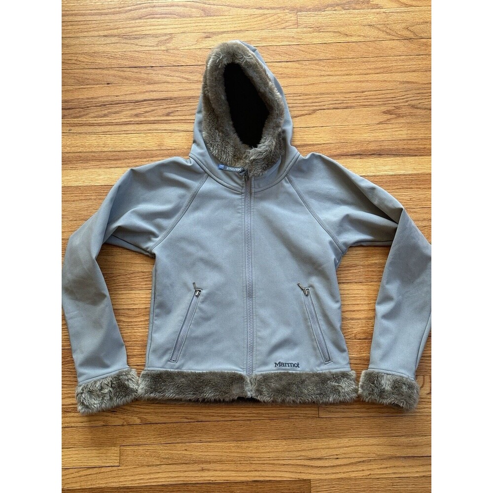 Marmot Women’s Faux Fur Gray Jacket XS